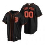 San Francisco Giants Customized Black Alternate 2020 Cool Base Jersey