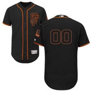 San Francisco Giants Customized Black FlexBase Jersey