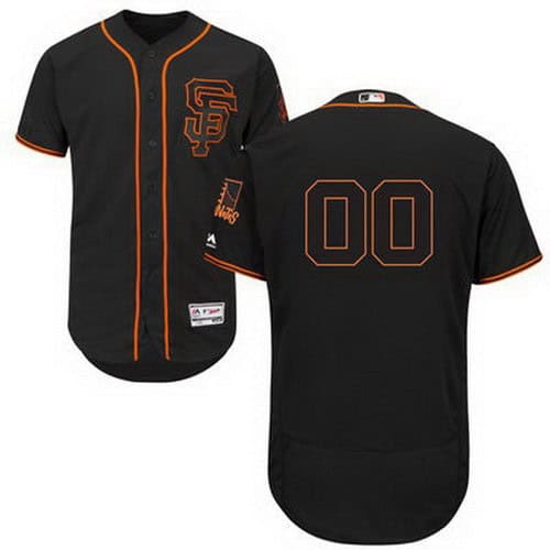 San Francisco Giants Customized Black FlexBase Jersey