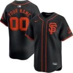 San Francisco Giants Customized Black Limited Jersey