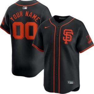 San Francisco Giants Customized Black Limited Jersey