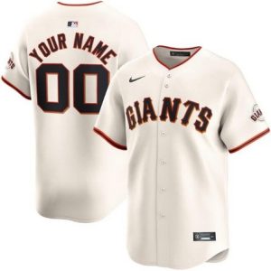 San Francisco Giants Customized Cream Limited Jersey