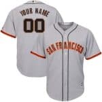 San Francisco Giants Customized Gray Cool Base Jersey