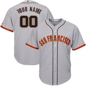 San Francisco Giants Customized Gray Cool Base Jersey