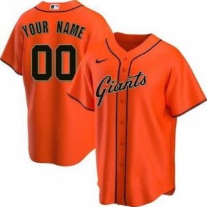 San Francisco Giants Customized Orange Cool Base Jersey