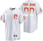 San Francisco Giants Customized White City Connect Cool Base Jersey