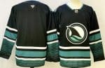 San Jose Sharks Blank Black Authentic Jersey