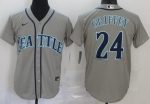 Seattle Mariners #24 Ken Griffey Gray 2020 Cool Base Jersey