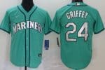 Seattle Mariners #24 Ken Griffey Green 2020 Cool Base Jersey