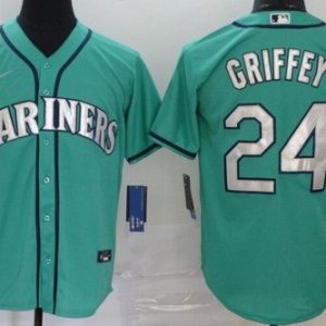 Seattle Mariners #24 Ken Griffey Green 2020 Cool Base Jersey