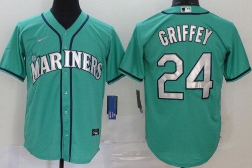 Seattle Mariners #24 Ken Griffey Green 2020 Cool Base Jersey