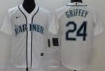 Seattle Mariners #24 Ken Griffey White 2020 Cool Base Jersey