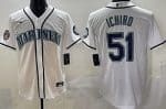 Seattle Mariners #51 Ichiro Suzuki White Hall of Fame Cool Base Jersey