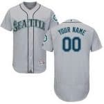 Seattle Mariners Customized Gray FlexBase Jersey