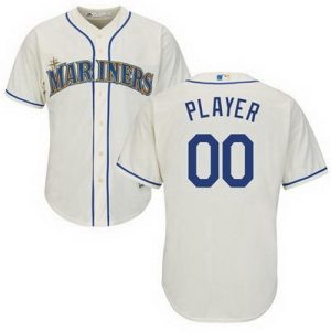 Seattle Mariners Customized Gream Cool Base Jersey