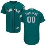Seattle Mariners Customized Green FlexBase Jersey