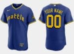 Seattle Mariners Customized Royal 2023 City Authentic Jersey