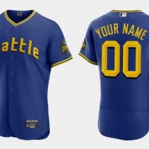 Seattle Mariners Customized Royal 2023 City Authentic Jersey