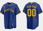 Seattle Mariners Customized Royal 2023 City Cool Base Jersey