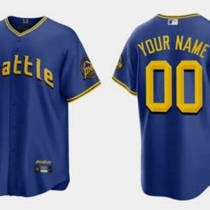 Seattle Mariners Customized Royal 2023 City Cool Base Jersey