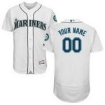 Seattle Mariners Customized White FlexBase Jersey