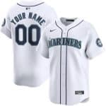 Seattle Mariners Customized White Limited Jersey
