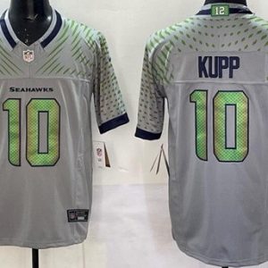 Seattle Seahawks #10 Cooper Kupp Limited Gray Rivalries FUSE Vapor Jersey