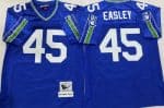 Seattle Seahawks #45 Kenny Easley Blue 1984 Throwback Jersey