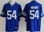 Seattle Seahawks #54 Bobby Wagner Limited Blue Throwback Vapor Jersey