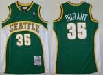 Seattle Sonics #35 Kevin Durant Green 2007 Throwback Swingman Jersey