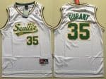 Seattle Sonics #35 Kevin Durant White Throwback Swingman Jersey