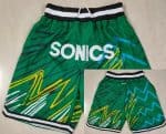 Seattle Sonics Green Just Don Shorts