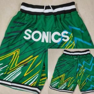 Seattle Sonics Green Just Don Shorts