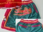 Seattle Sonics Green Just Don Throwback Swingman Shorts