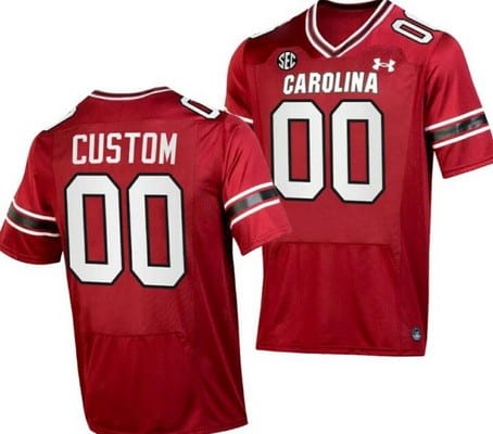 South Carolina Gamecock Customized Red College Football Jersey