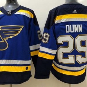 St Louis Blues #29 Vince Dunn Blue Jersey
