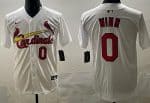 St Louis Cardinals #0 Masyn Winn White Limited Jersey