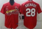 St Louis Cardinals #28 Nolan Arenado Red Cool Base Jersey