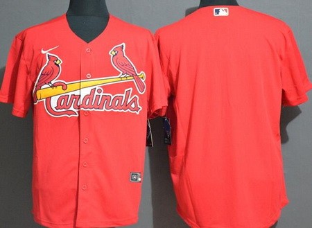 St Louis Cardinals Blank Red Cool Base Jersey
