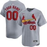 St Louis Cardinals Customized Gray Limited Jersey
