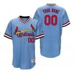St Louis Cardinals Customized Light Blue 1984 Turn Back The Clock Jersey