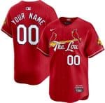 St Louis Cardinals Customized Red 2024 City Connect Limited Jersey
