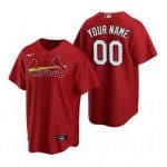 St Louis Cardinals Customized Red Alternate 2020 Cool Base Jersey