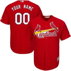 St Louis Cardinals Customized Red Cool Base Jersey