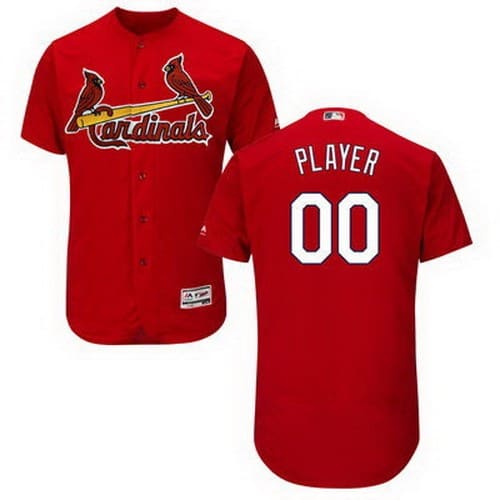 St Louis Cardinals Customized Red FlexBase Jersey