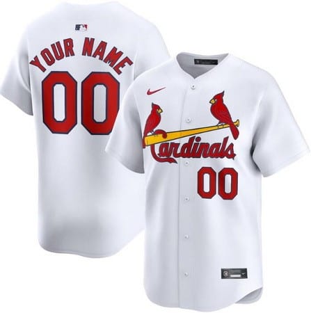 St Louis Cardinals Customized White Limited Jersey