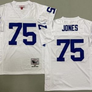 St Louis Rams #75 Deacon Jones White 1969 Throwback Jersey