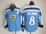 Suomi #8 Teemu Selanne Light Blue Jersey
