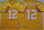 Tampa Bay Buccaneers #12 Doug Williams Yellow Throwback Jersey