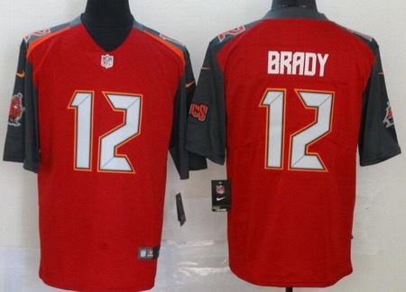 Tampa Bay Buccaneers #12 Tom Brady Limited Red Return Vapor Untouchable Jersey